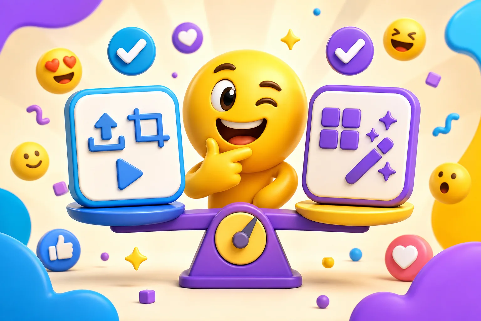 Emoji maker comparison guide with start with your image and creator-tool options