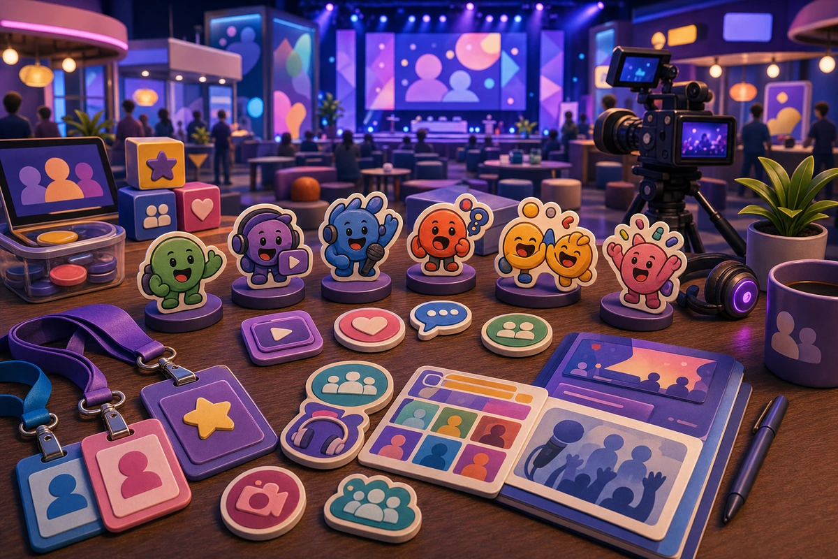 Conference and Event Community Emoji Pack illustration