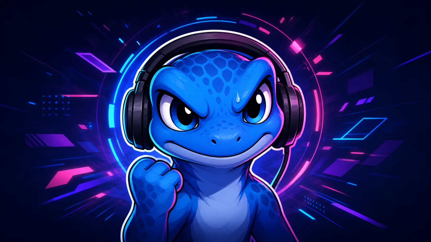 Original competitive streamer mascot showing clutch, rage, GG, RIP, and panic reactions