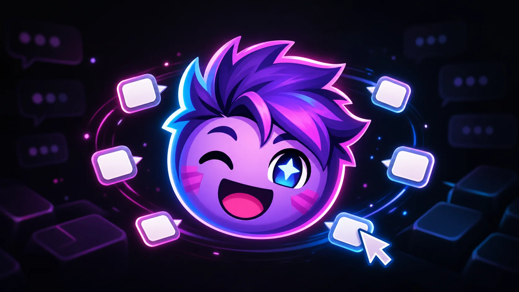 Original streamer emotes paired with clean memorable chat-name concepts