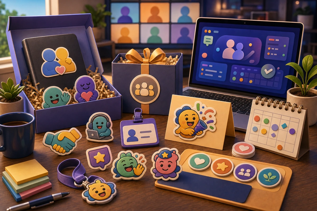 HR Onboarding and Recognition Emoji Pack illustration