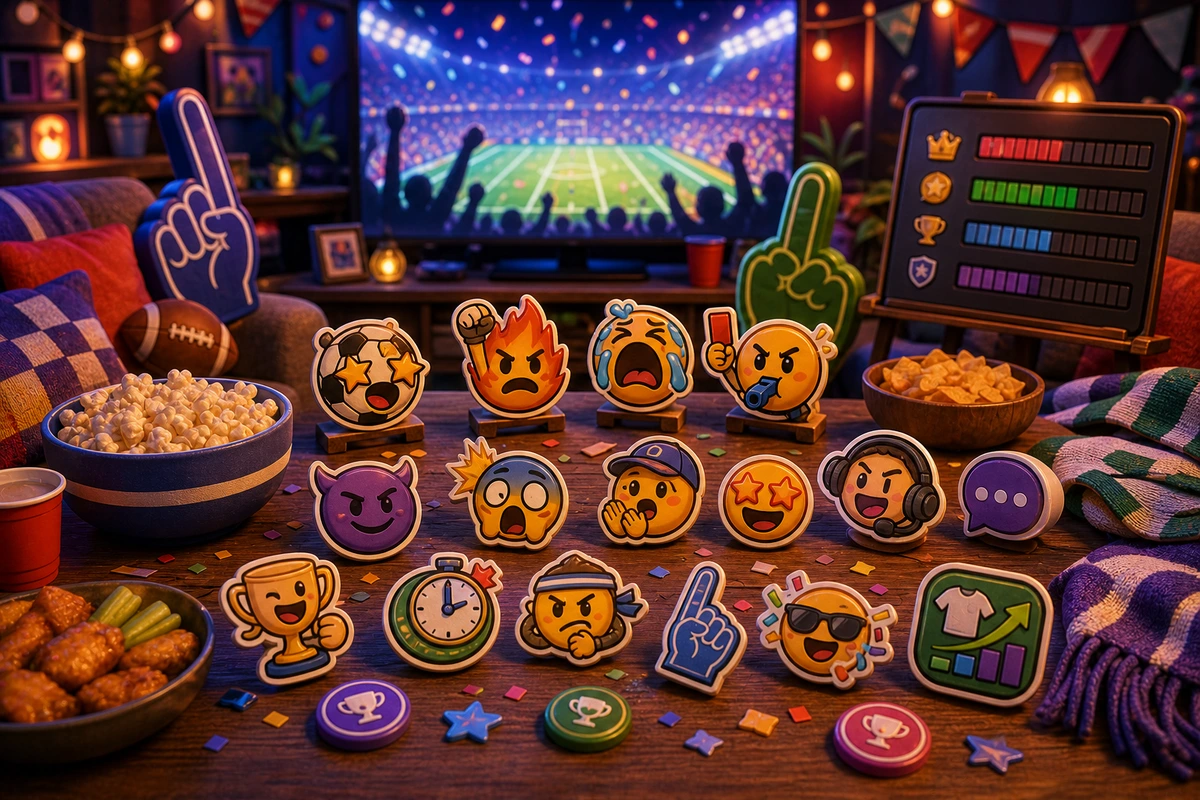 Sports Watch Party Discord Emoji Pack illustration