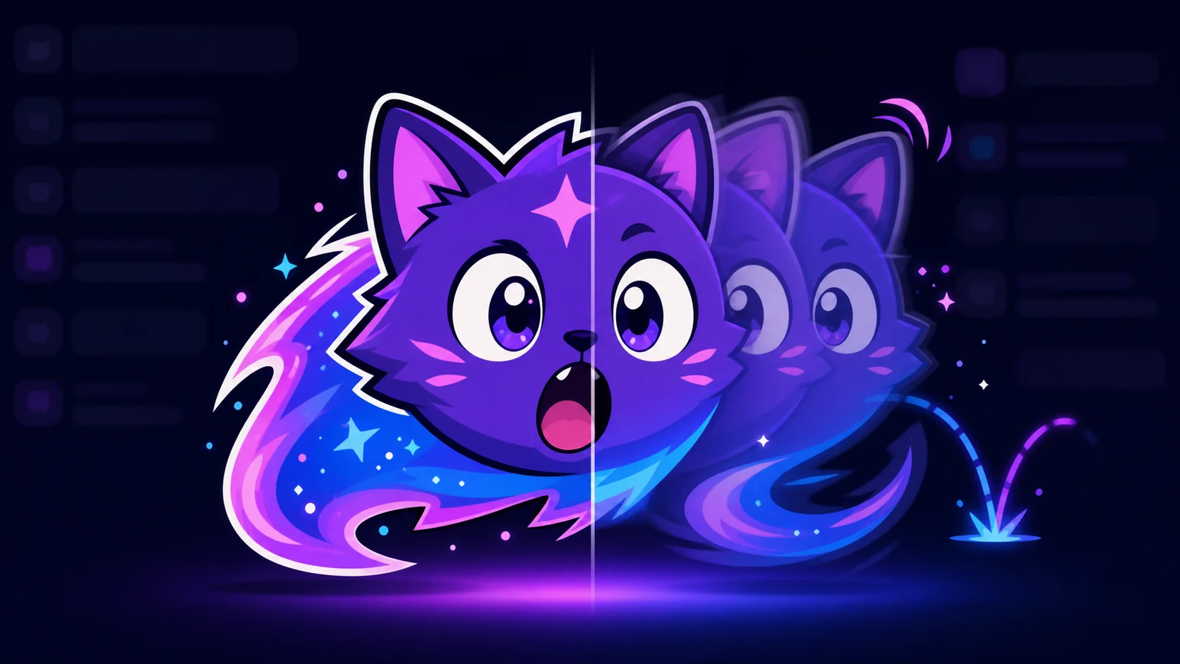 Original static Twitch emote compared with a clear animated reaction sequence