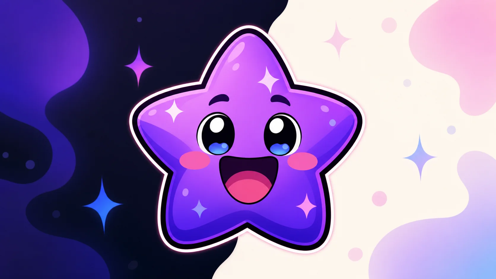 Original Twitch emote tested against contrasting dark and light chat backgrounds